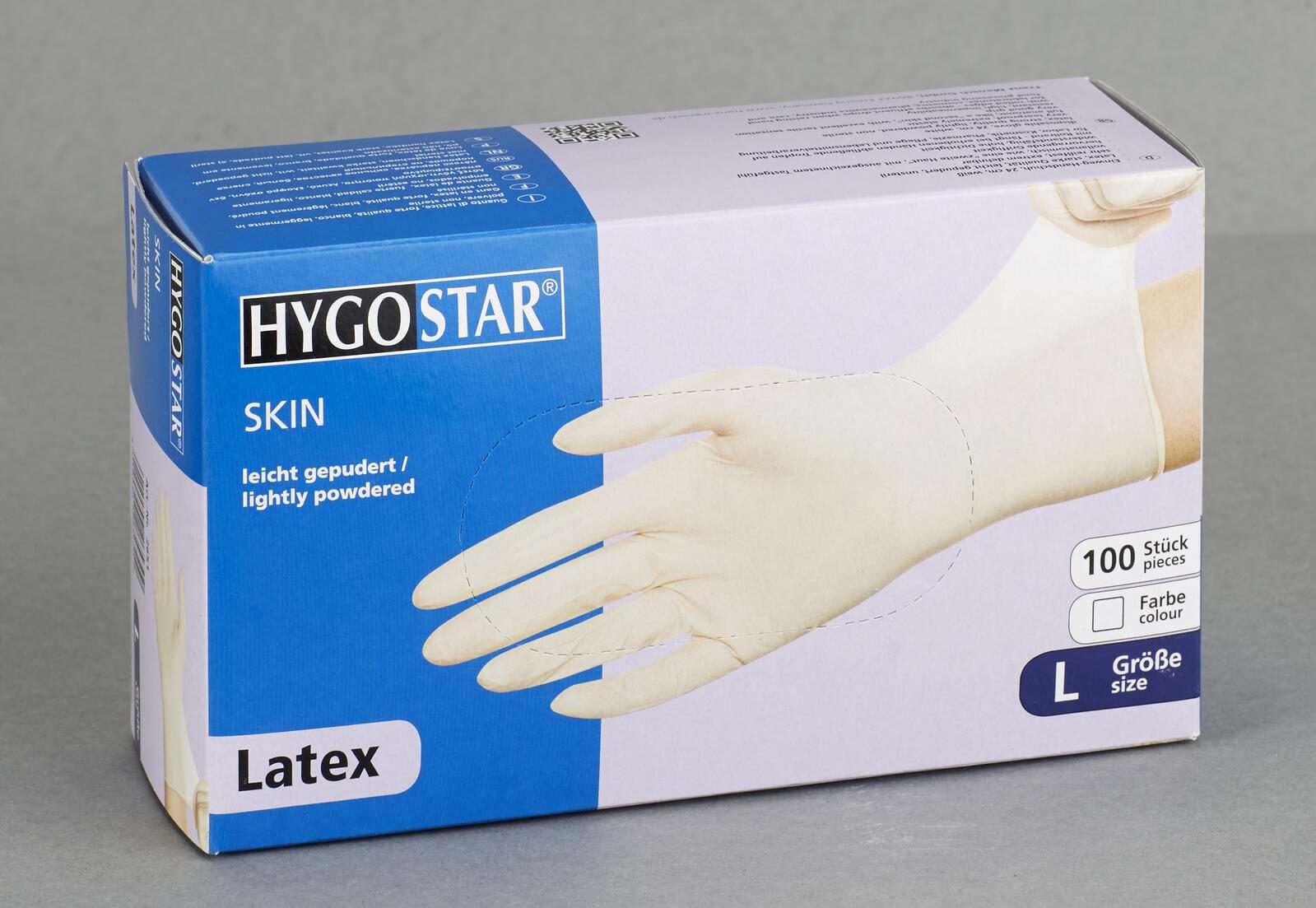 HYGOSTAR Einmalhandschuhe SKIN L weiß