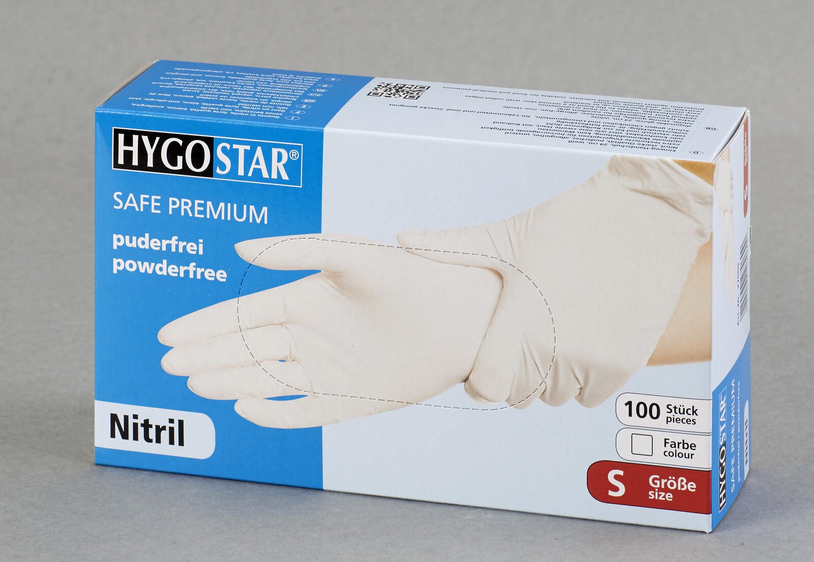 HYGOSTAR Einmalhandschuhe SAFE PREMIUM S weiß