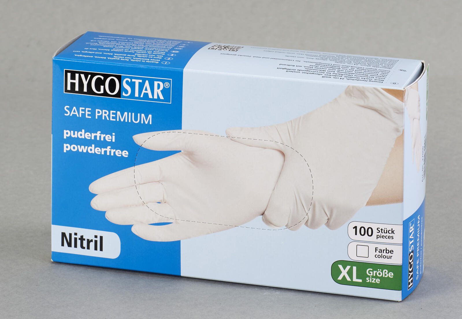 HYGOSTAR Einmalhandschuhe SAFE PREMIUM XL weiß