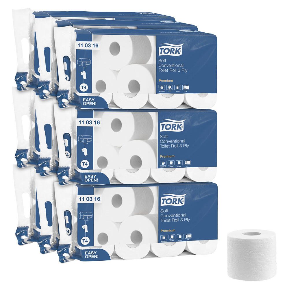 TORK Toilettenpapier T4 Premium Soft 3-lagig