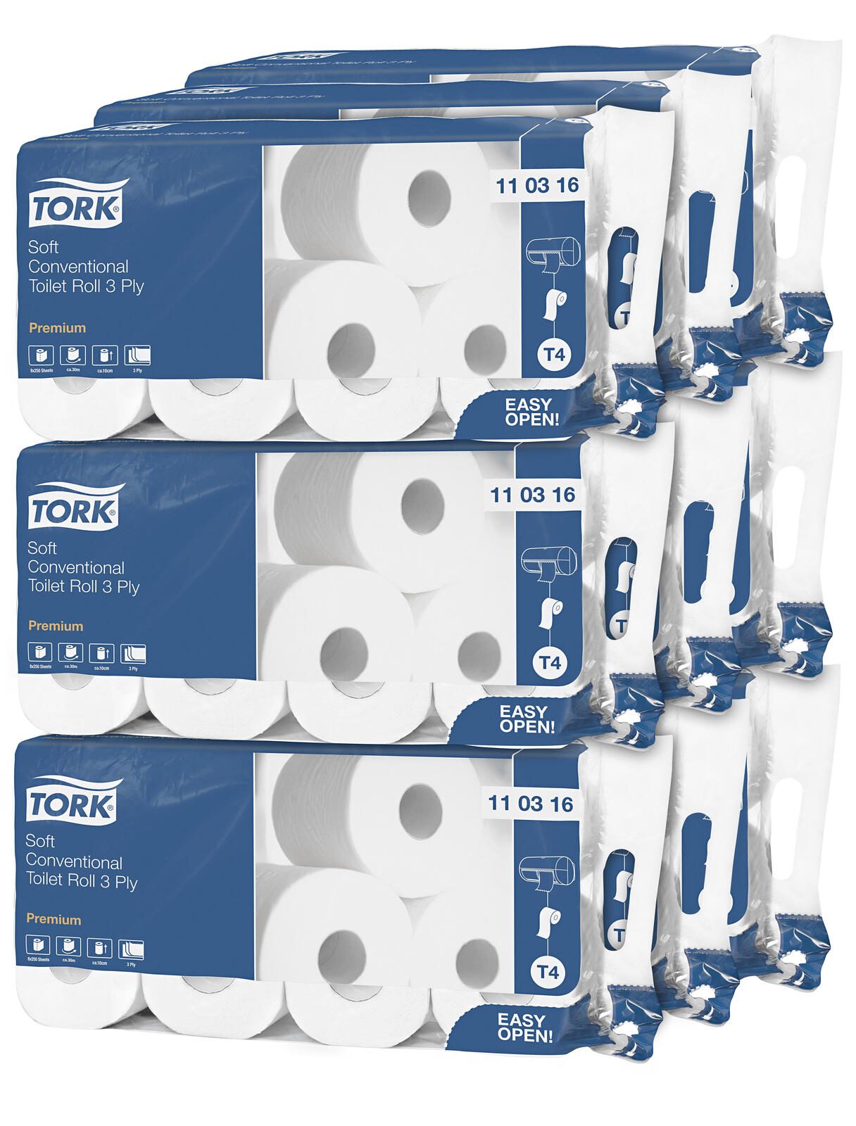 TORK Toilettenpapier T4 Premium Soft 3-lagig
