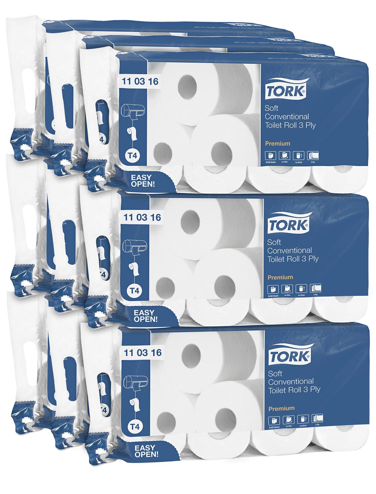 TORK Toilettenpapier T4 Premium Soft 3-lagig