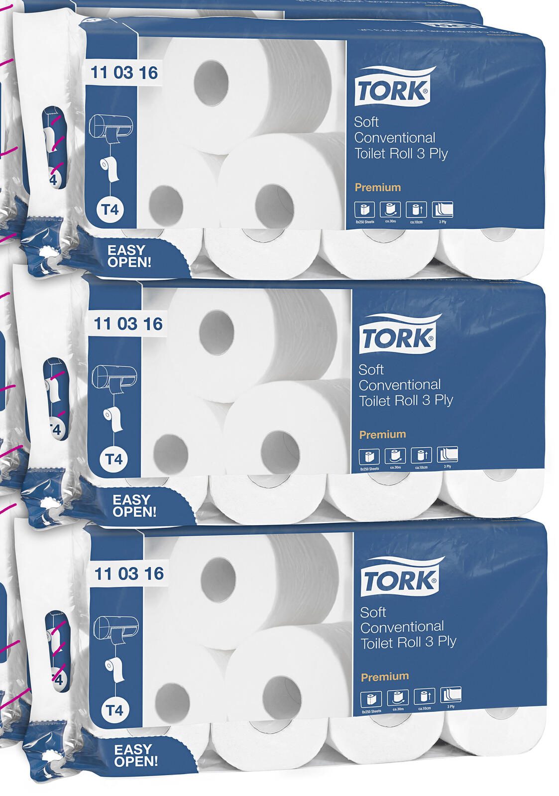 TORK Toilettenpapier T4 Premium Soft 3-lagig