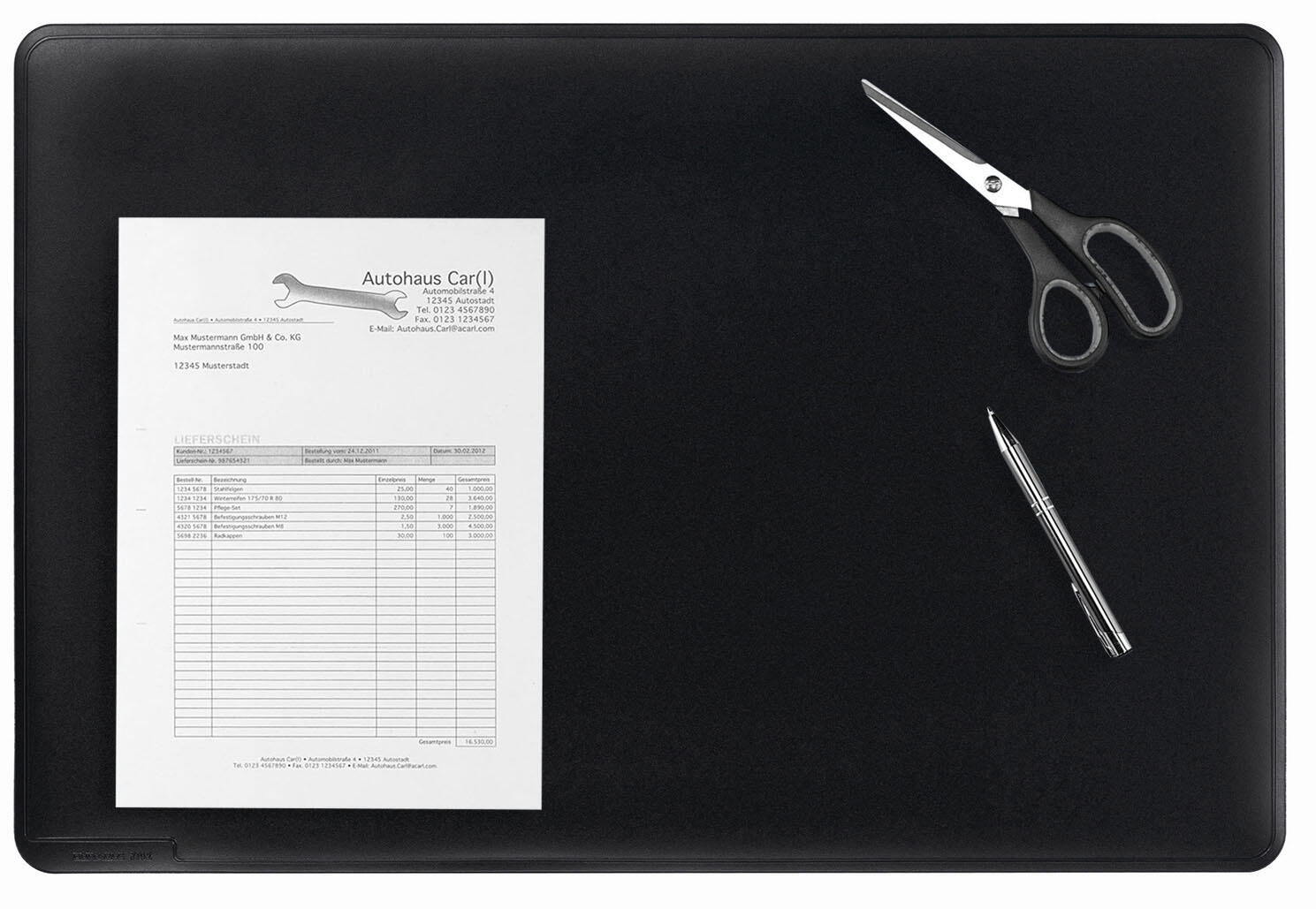 DURABLE Schreibtischunterlage 65,0 x 52,0 cm schwarz
