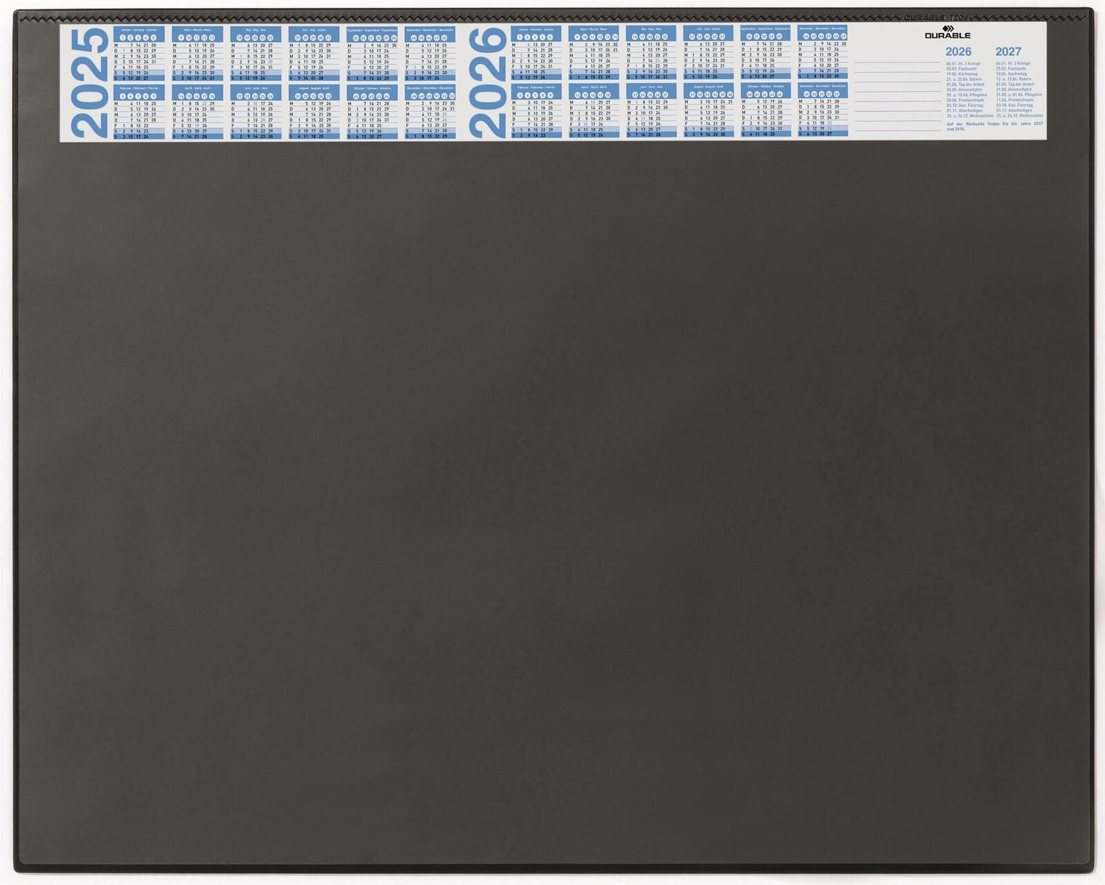 DURABLE Schreibtischunterlage 65,0 x 52,0 cm schwarz