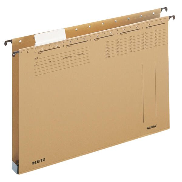 LEITZ ALPHA® 1943 Hängesammler DIN A4 2.8 cm naturbraun