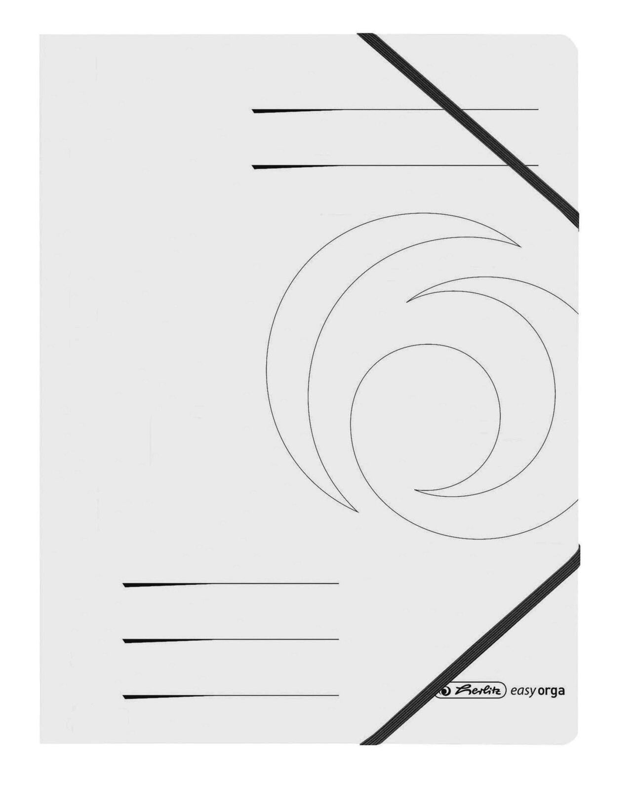 herlitz Eckspanner Easy Orga DIN A4 weiß