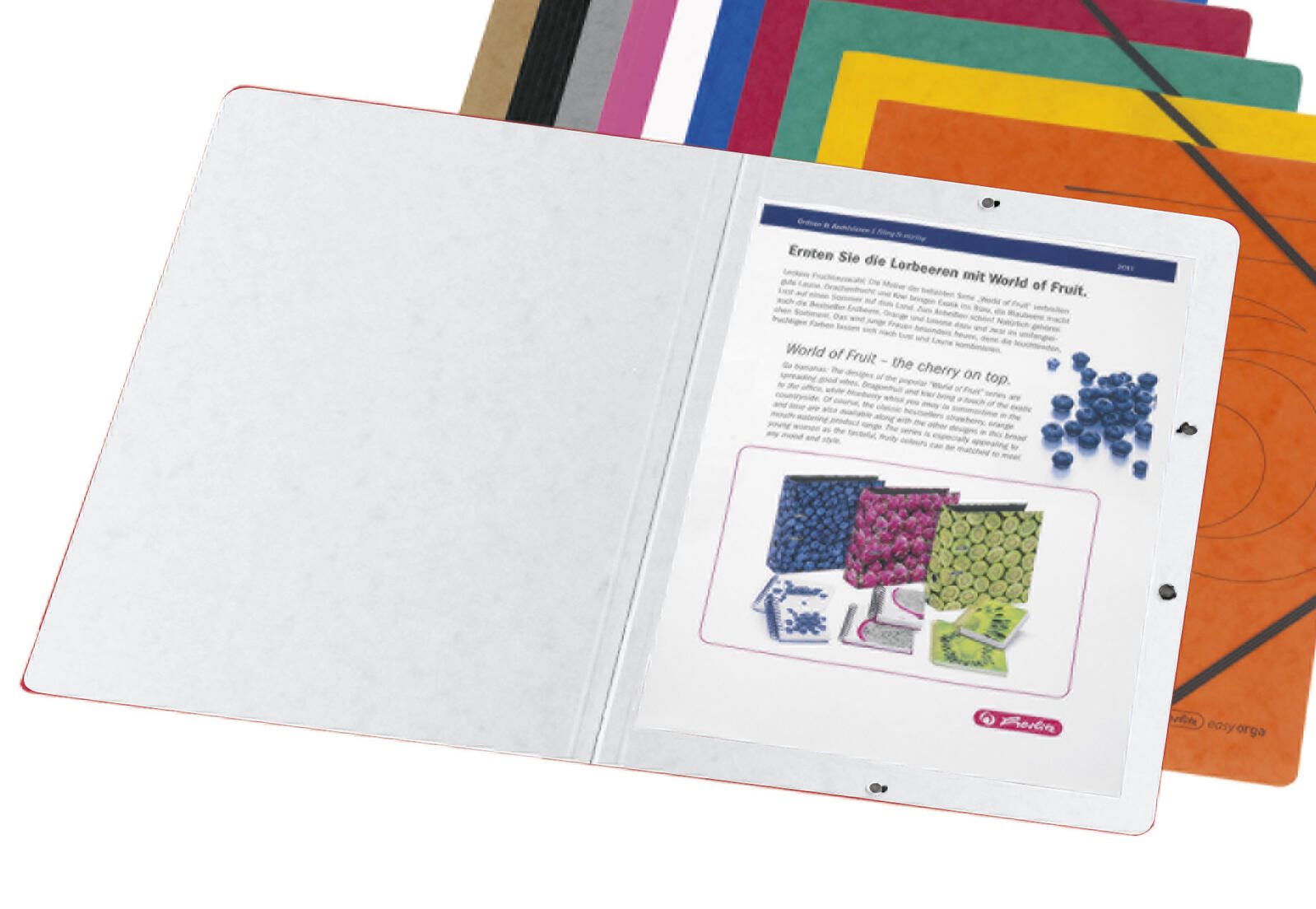herlitz Eckspanner Easy Orga DIN A4 weiß