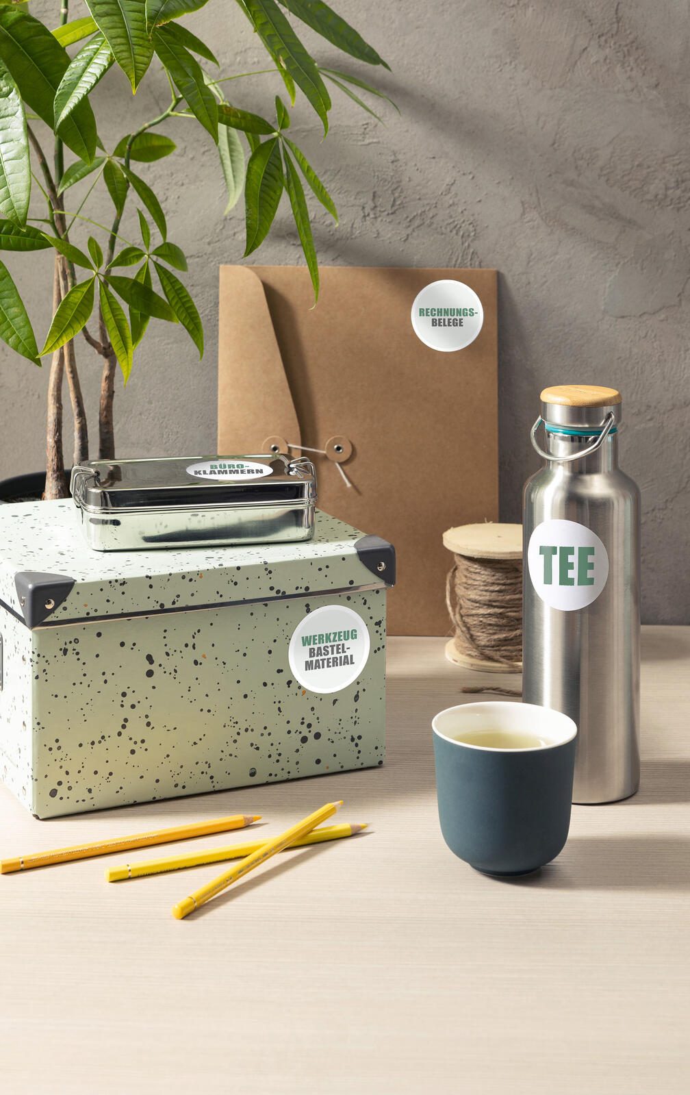 AVERY Zweckform Etiketten L3416-100 weiß 60,0 x 60,0 mm