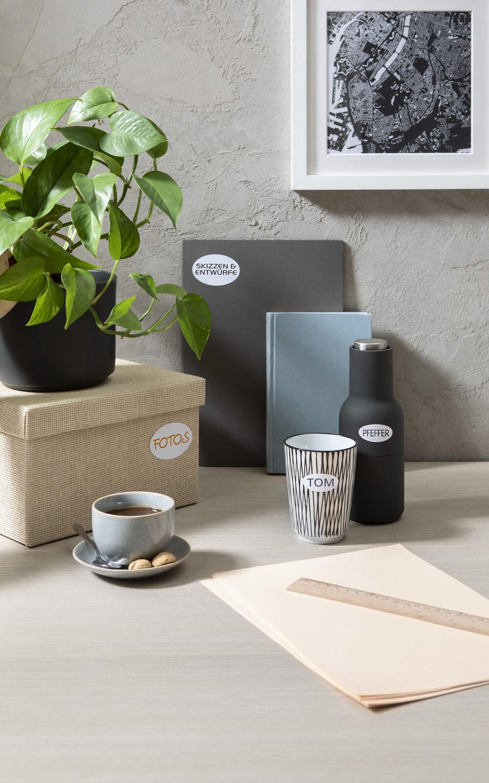 AVERY Zweckform Etiketten L6024REV-25 weiß 63,5 x 42,3 mm