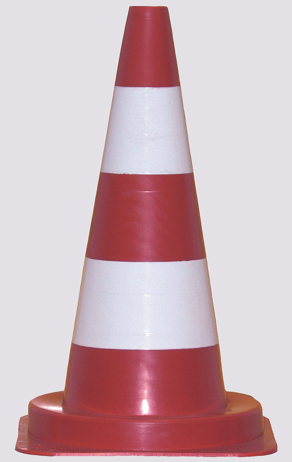 Pylon 50 cm rot, weiß