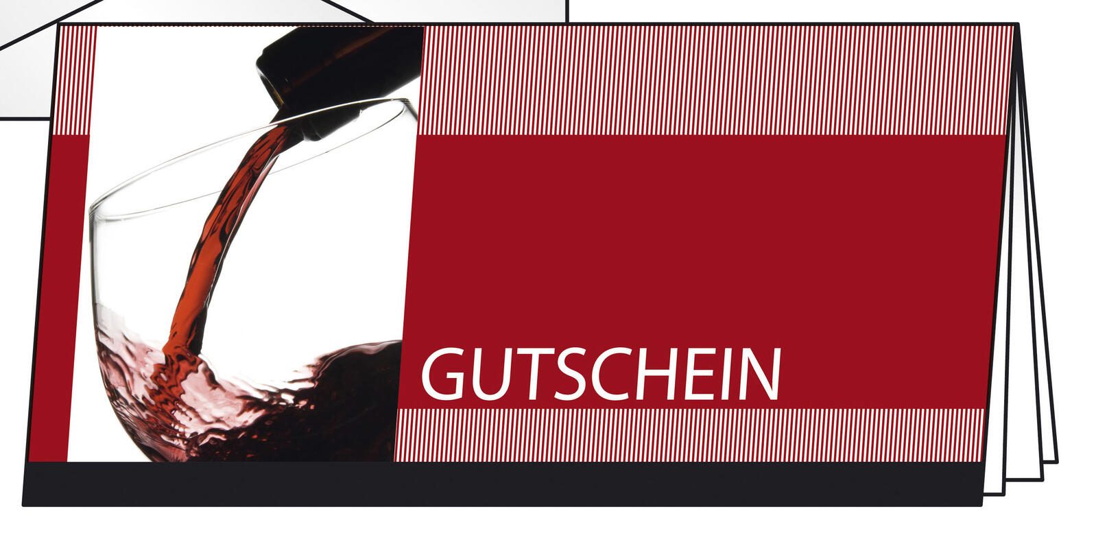 SIGEL Gutscheine Vino Rosso DIN lang