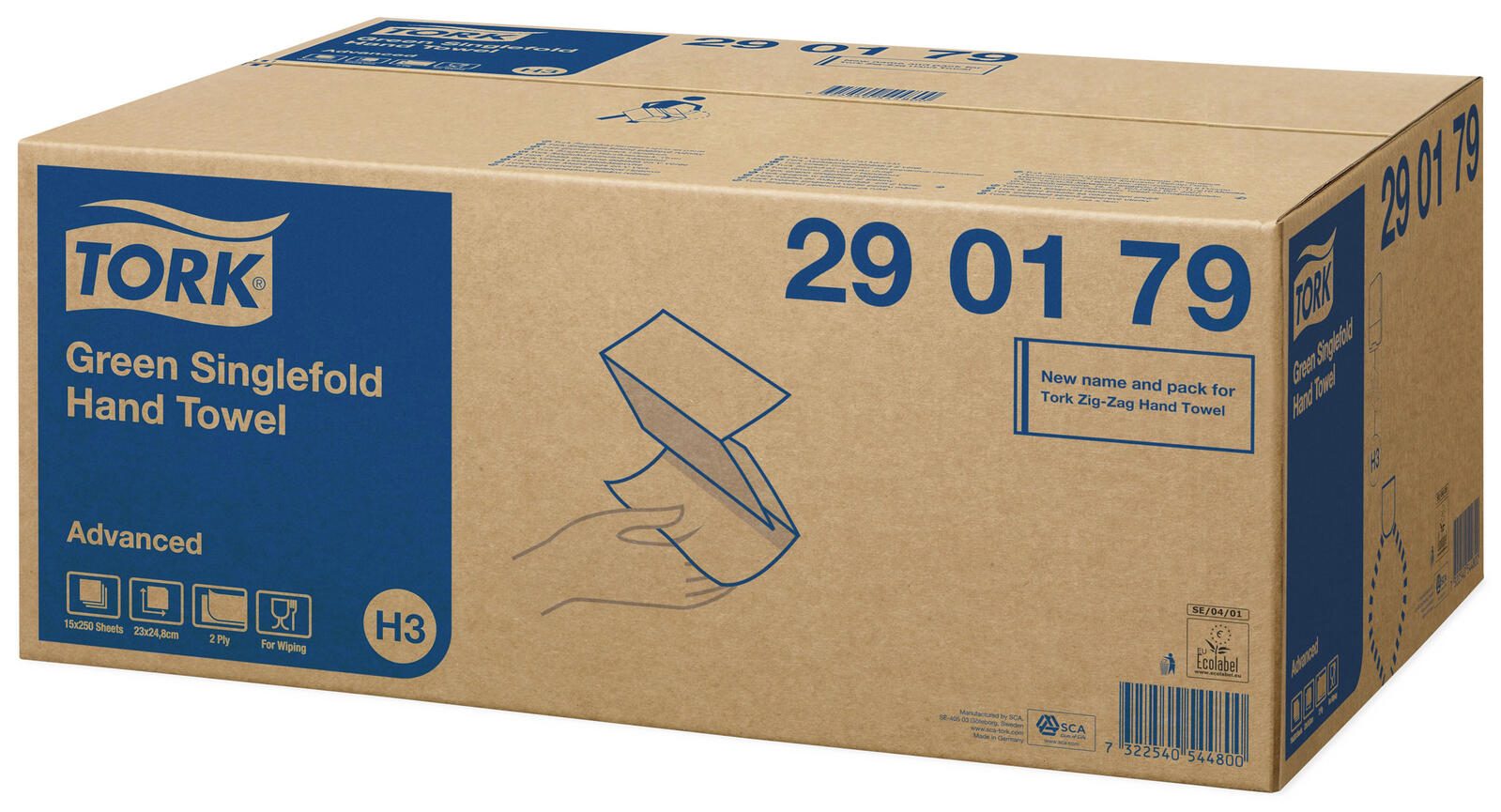 TORK Papierhandtücher H3 Advanced 2-lagig