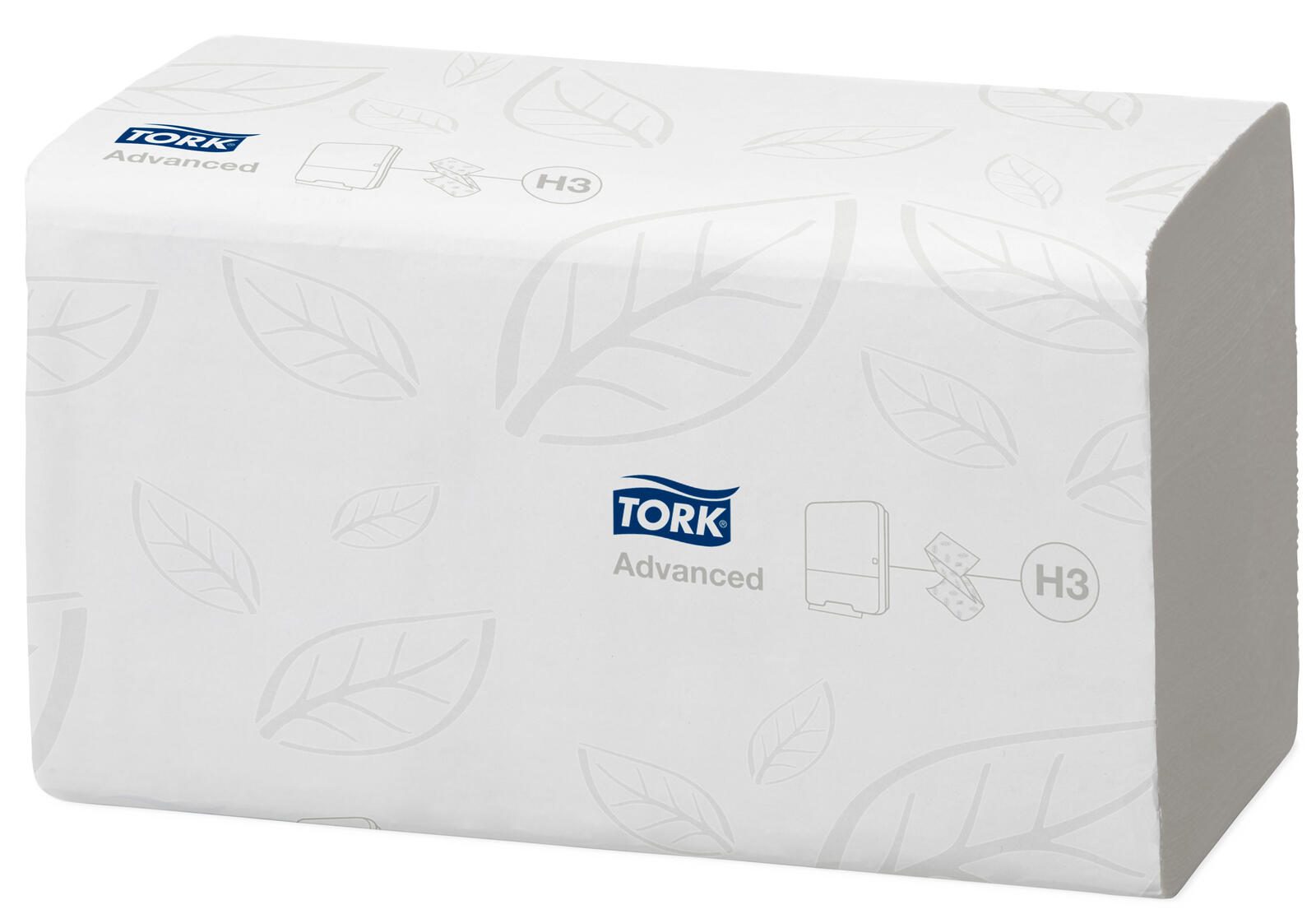 TORK Papierhandtücher H3 Advanced schnellauflösend 2-lagig