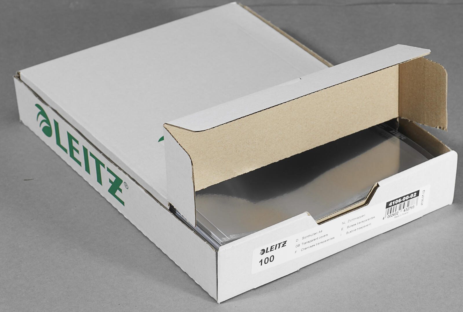 LEITZ Sichthüllen DIN A4 glatt 0.15 mm