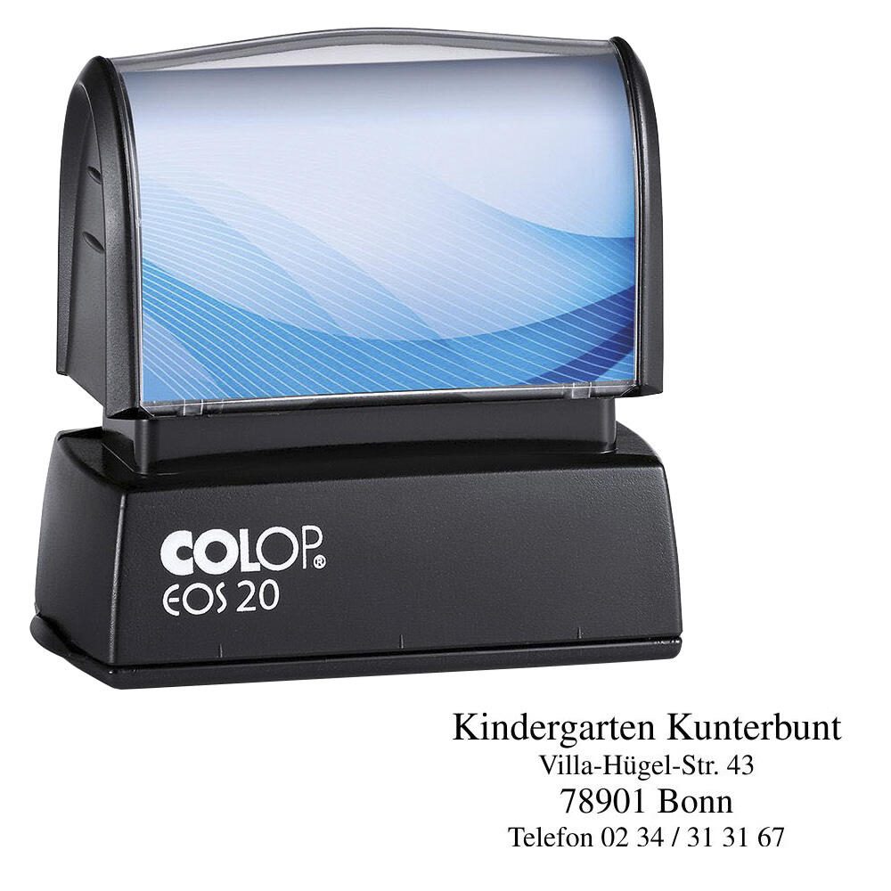 COLOP Textstempel, individualisierbar Eos 20 ohne Logo
