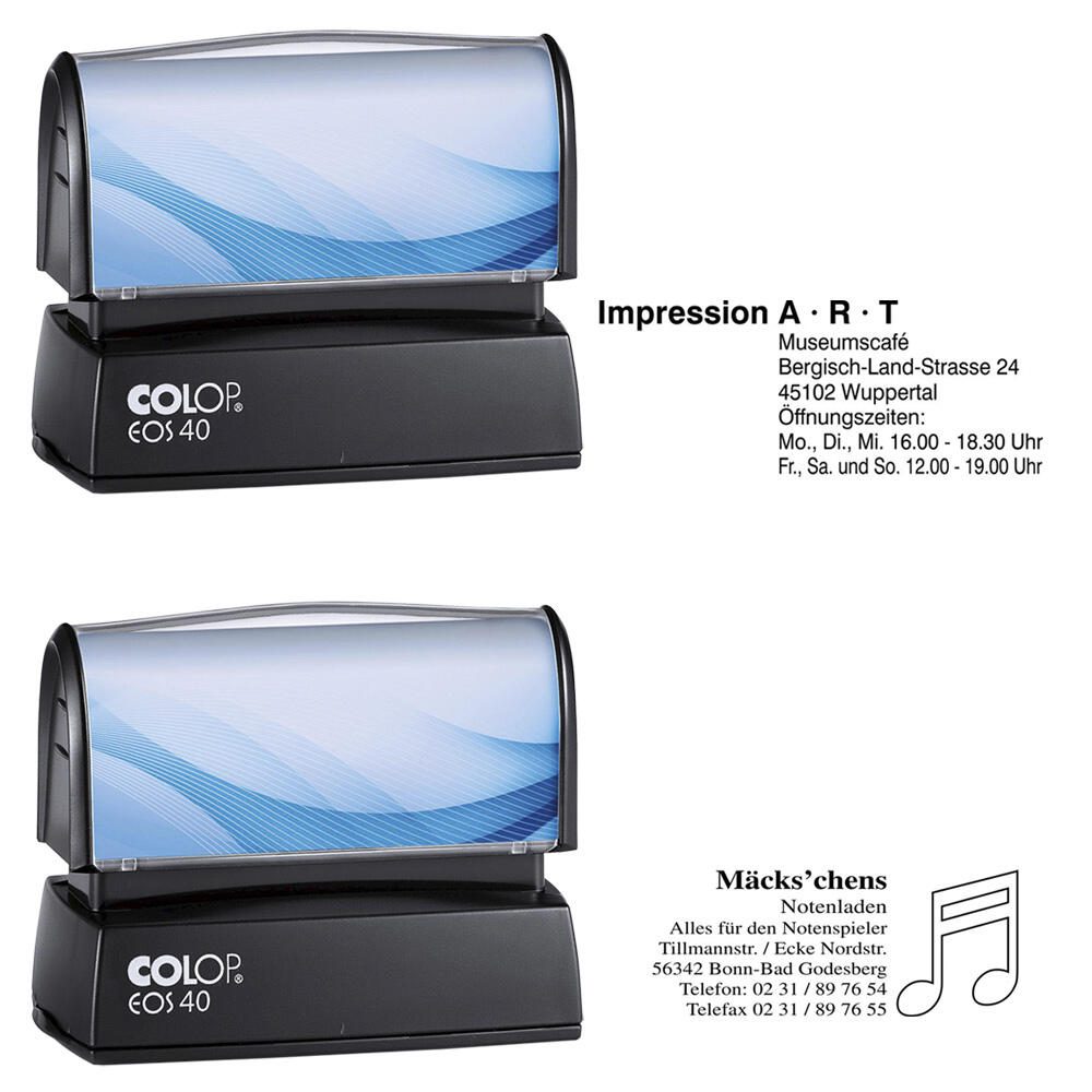 COLOP Textstempel, individualisierbar Eos 40 ohne Logo
