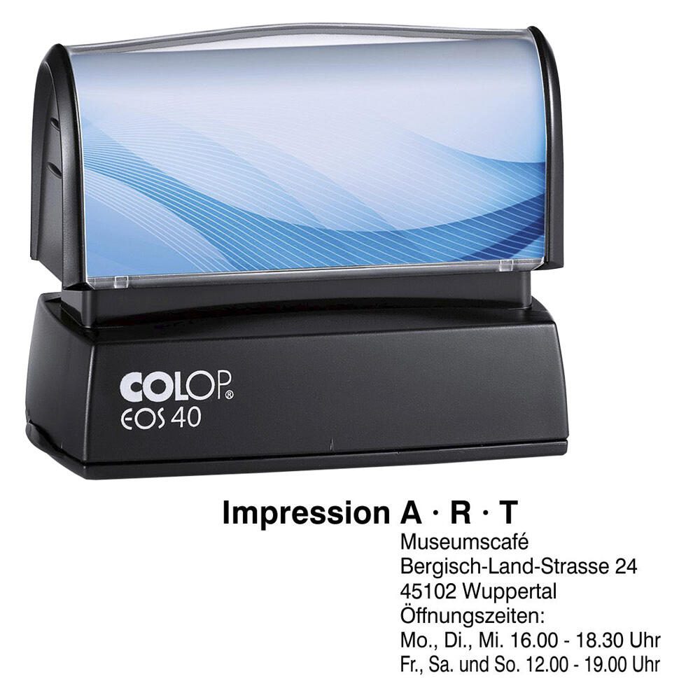 COLOP Textstempel, individualisierbar Eos 40 ohne Logo