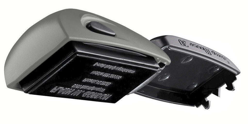 COLOP Textstempel, individualisierbar Eos Mouse 30 mit Logo
