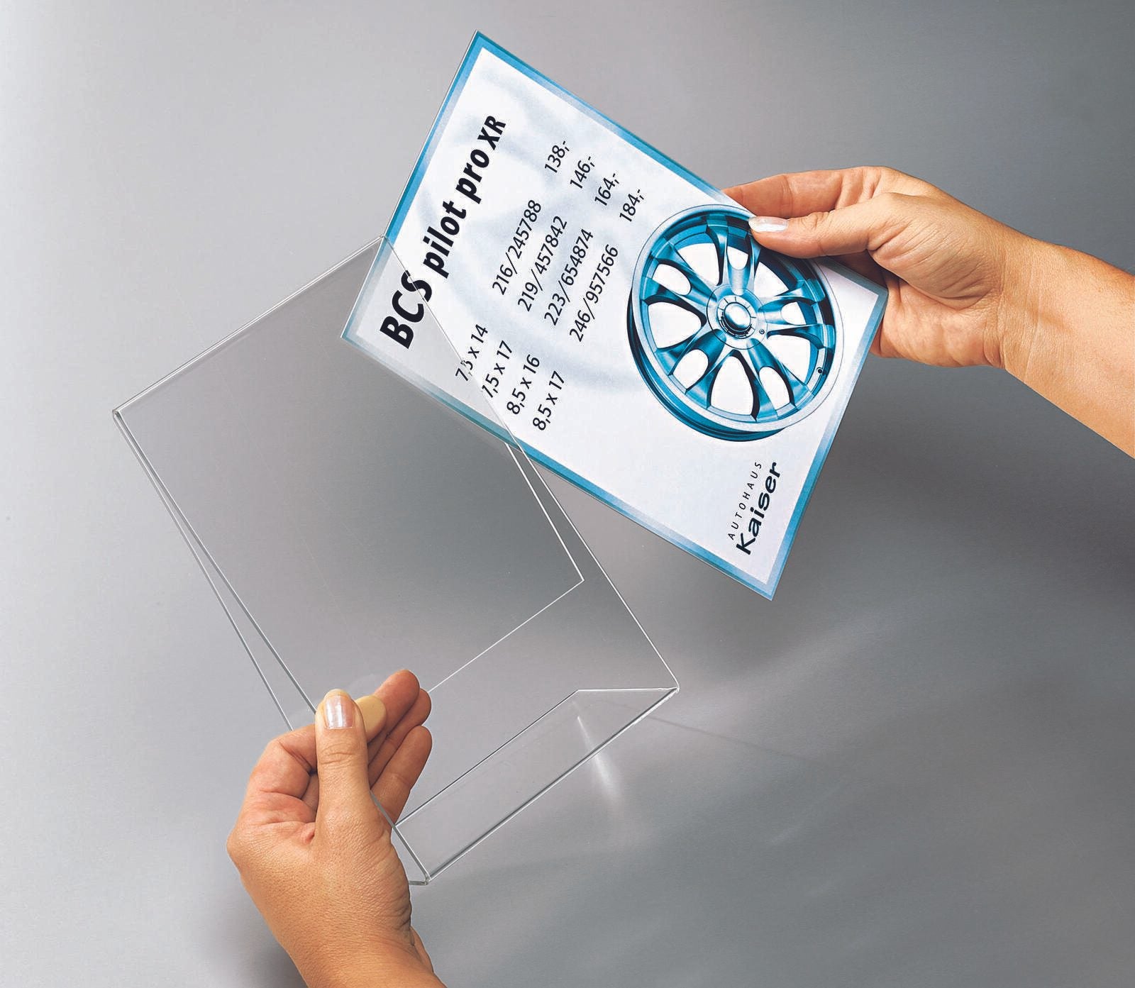 SIGEL schräg Tischaufsteller A3