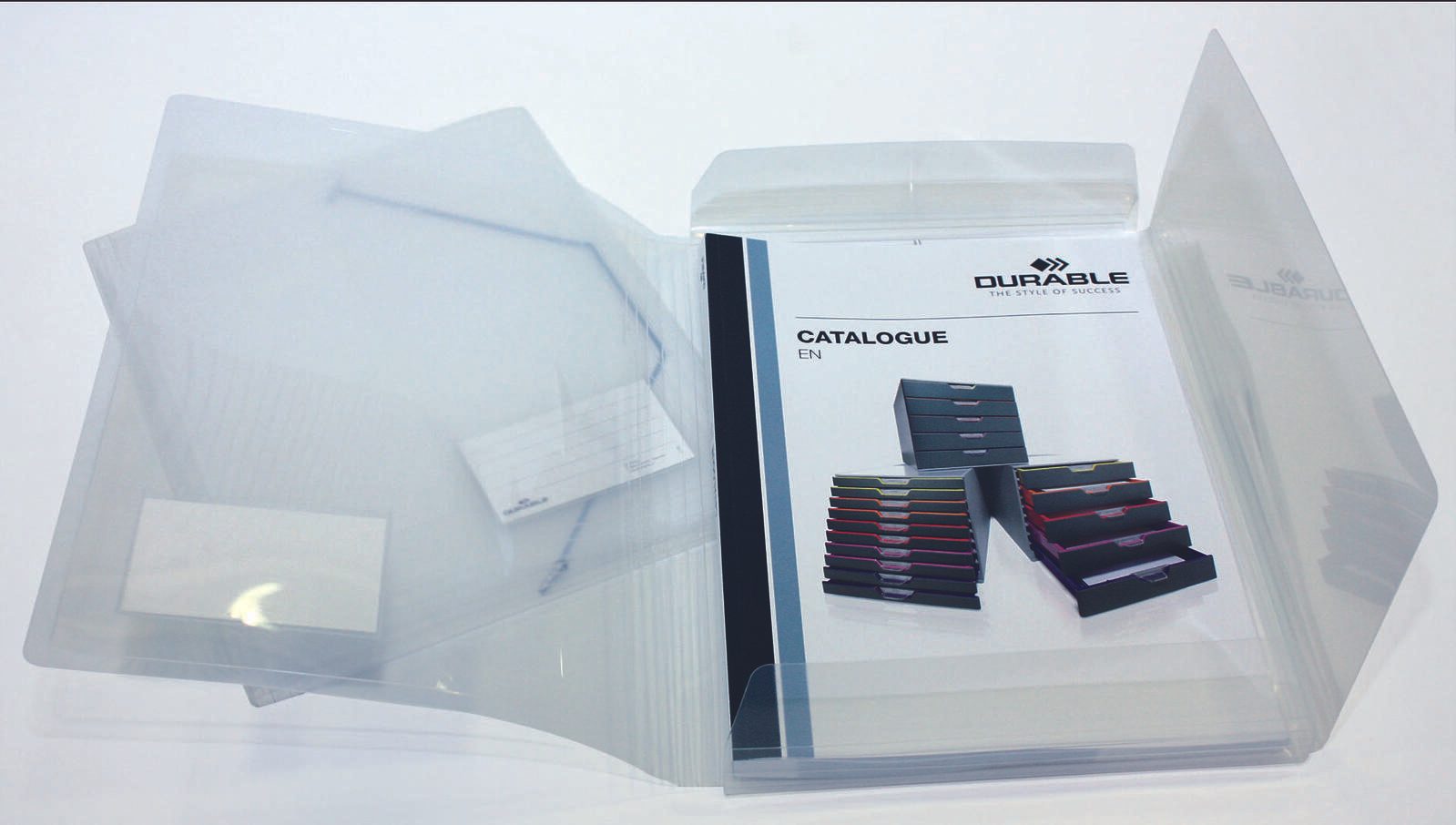 DURABLE Eckspanner DIN A4 transparent