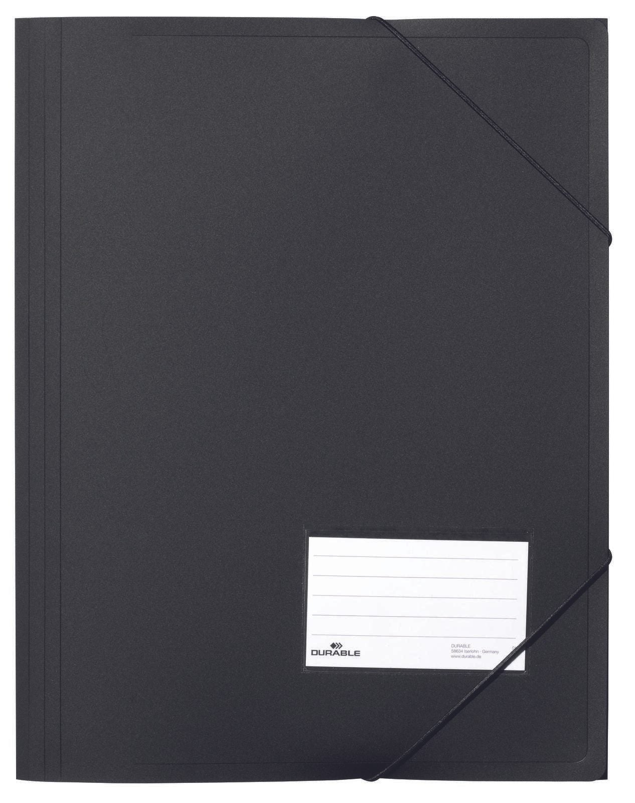 DURABLE Eckspanner DIN A4 schwarz