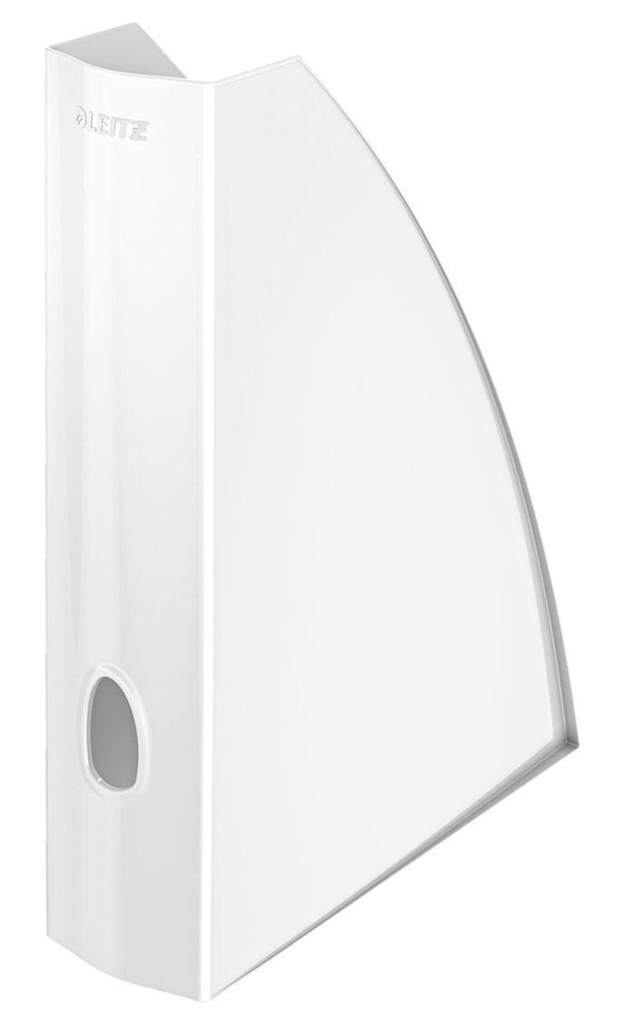 LEITZ Stehsammler WOW Polystyrol perlweiss , DIN A4