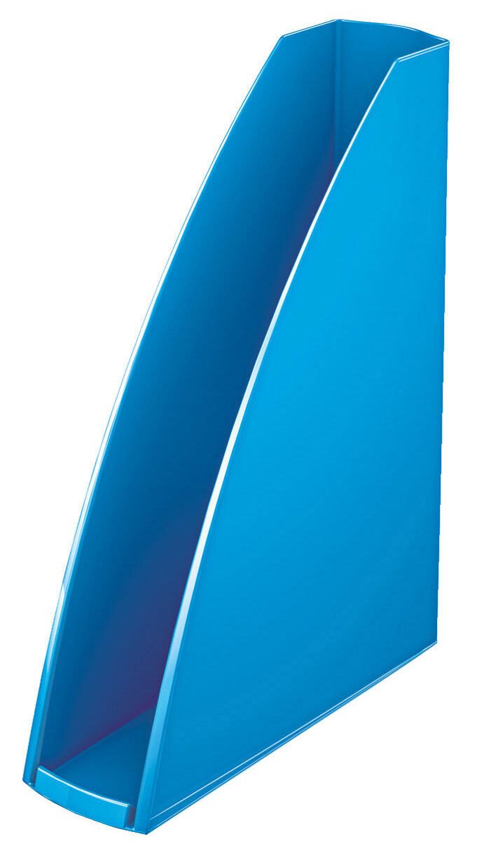 LEITZ Stehsammler WOW Polystyrol blau , DIN A4