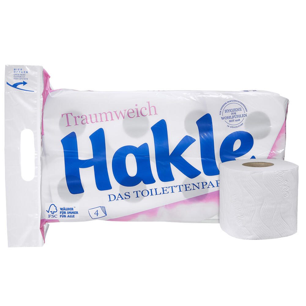 Hakle Toilettenpapier TRAUMWEICH 4-lagig