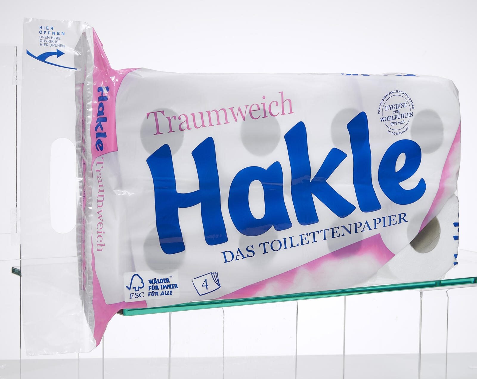 Hakle Toilettenpapier TRAUMWEICH 4-lagig