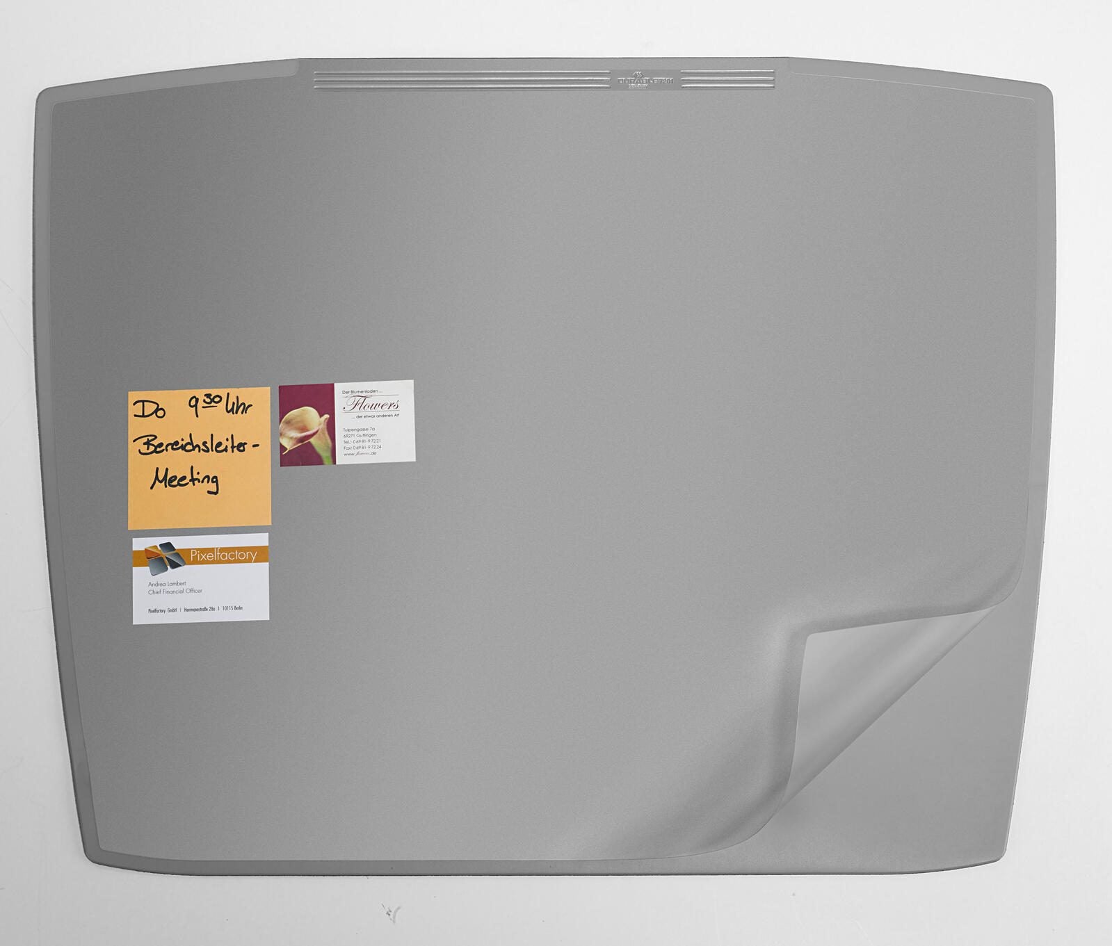DURABLE ARTWORK Schreibtischunterlage 65,0 x 52,0 cm grau