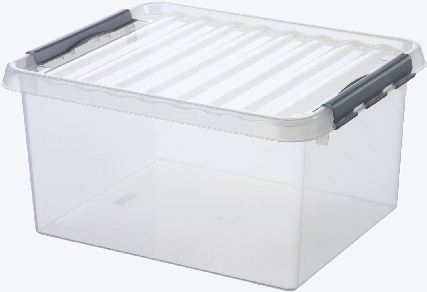sunware® Aufbewahrungsbox Q-line 36,0 l - 50,0 x 40,0 x 25,5 cm transparent