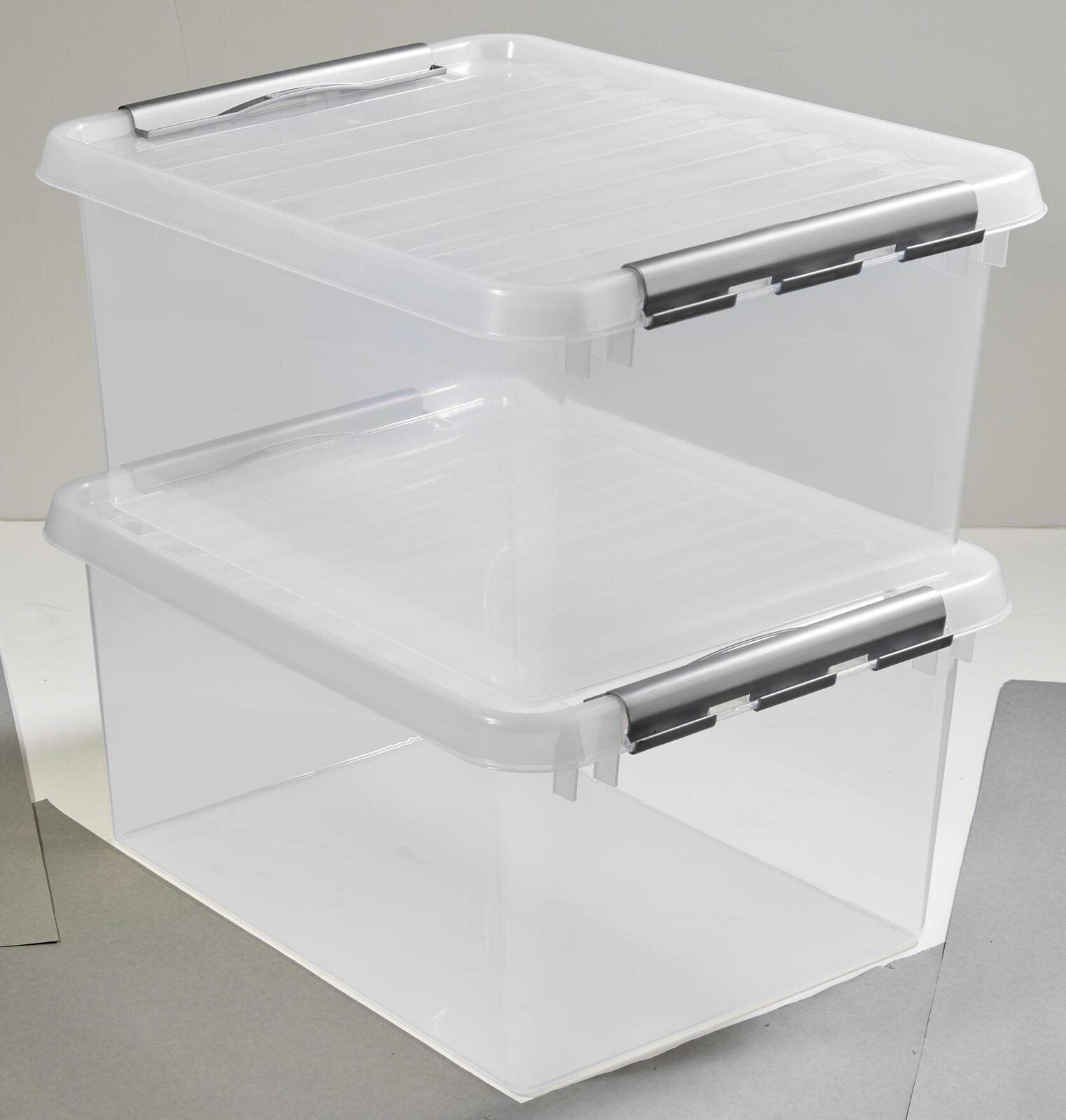 sunware® Aufbewahrungsbox Q-line 36,0 l - 50,0 x 40,0 x 25,5 cm transparent