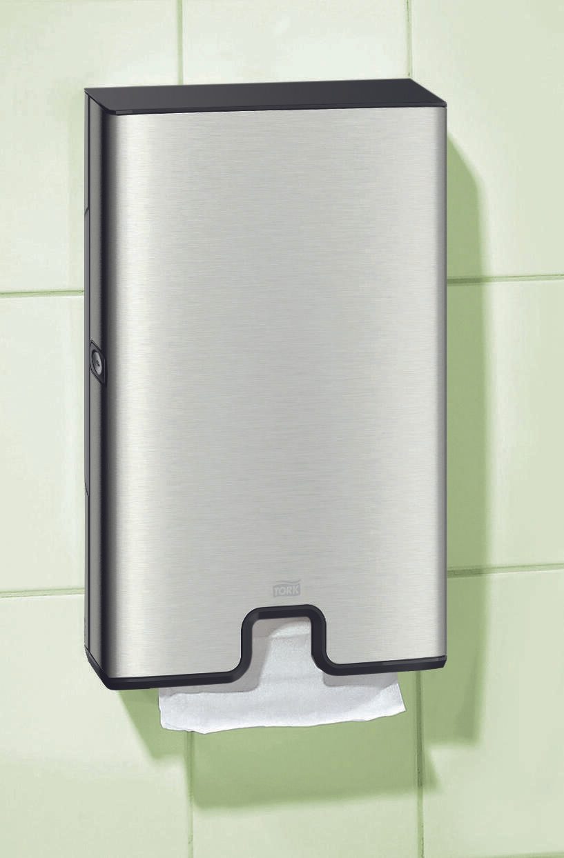 TORK Papierhandtuchspender Elevation Xpress® H2 600 Tücher silber