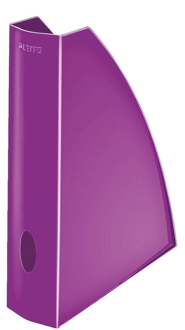 LEITZ Stehsammler WOW Polystyrol violett , DIN A4