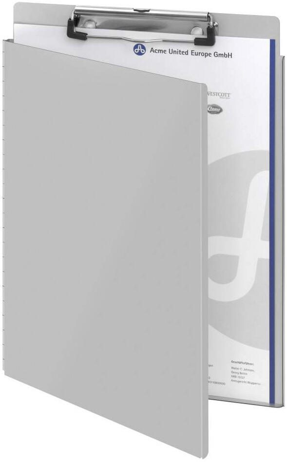 WESTCOTT Klemmbrett DIN A4 silber