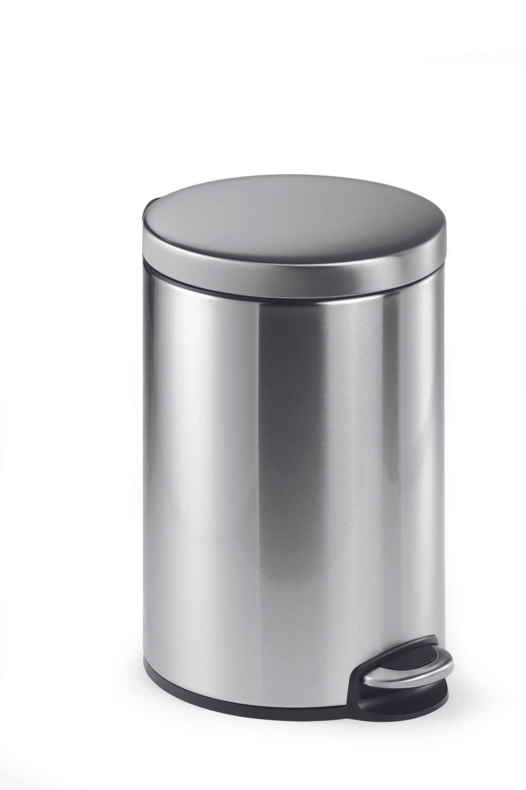 DURABLE Mülleimer 12,0 l edelstahl