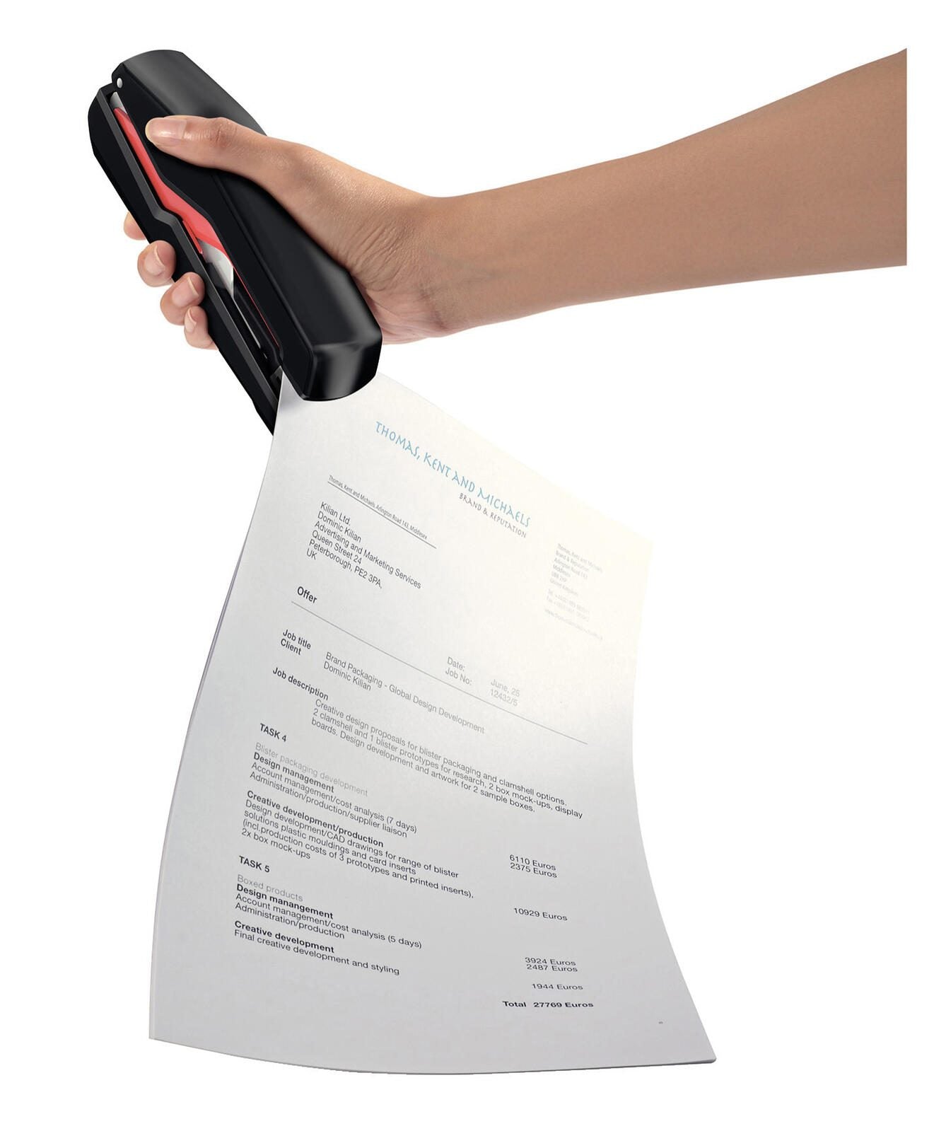 Rapid Heftgerät SO30 schwarz-rot