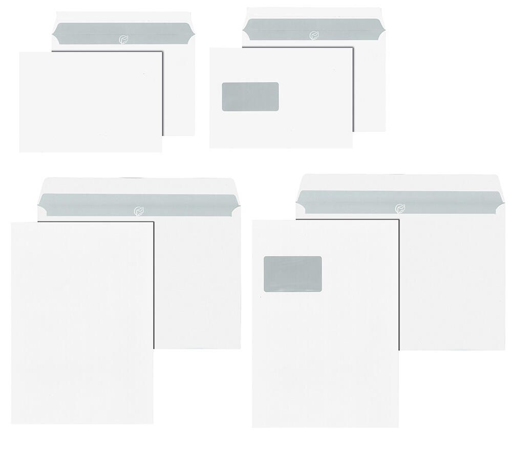 MAILmedia Briefumschläge DIN C4 ohne Fenster haftklebend