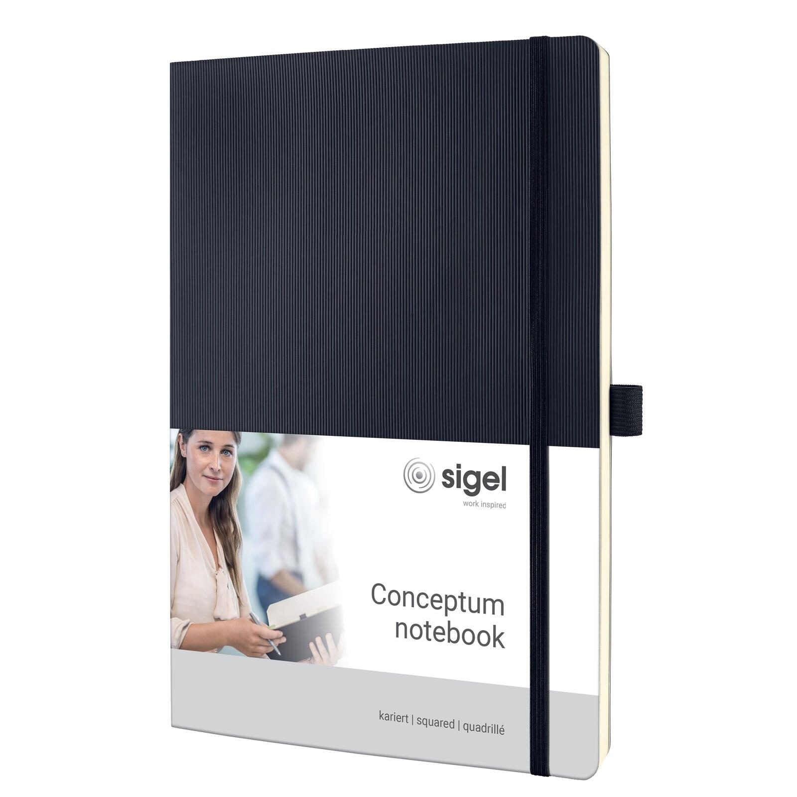 SIGEL Conceptum® Notizbuch ca. DIN A4 kariert, 194 Seiten