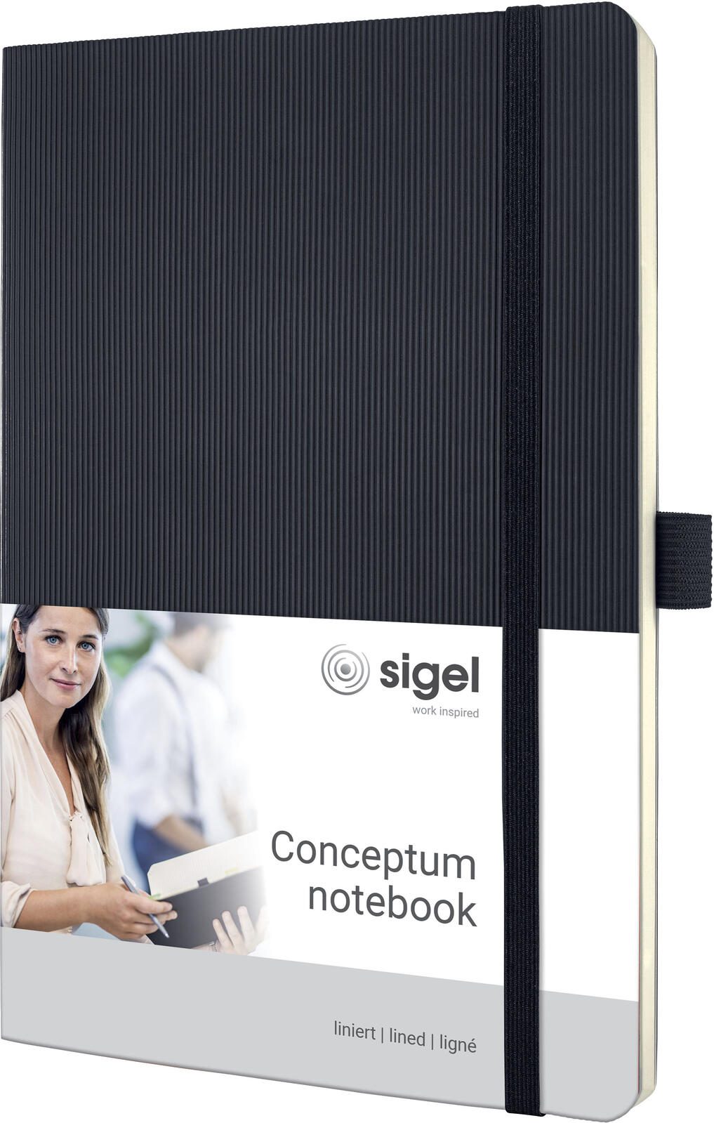 SIGEL Conceptum® Notizbuch ca. DIN A5 liniert, 194 Seiten