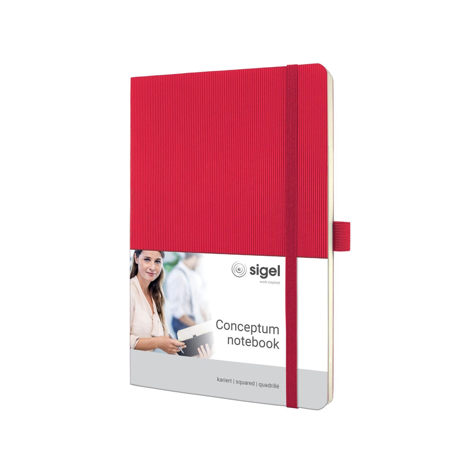 SIGEL Conceptum® Notizbuch ca. DIN A5 kariert, 194 Seiten