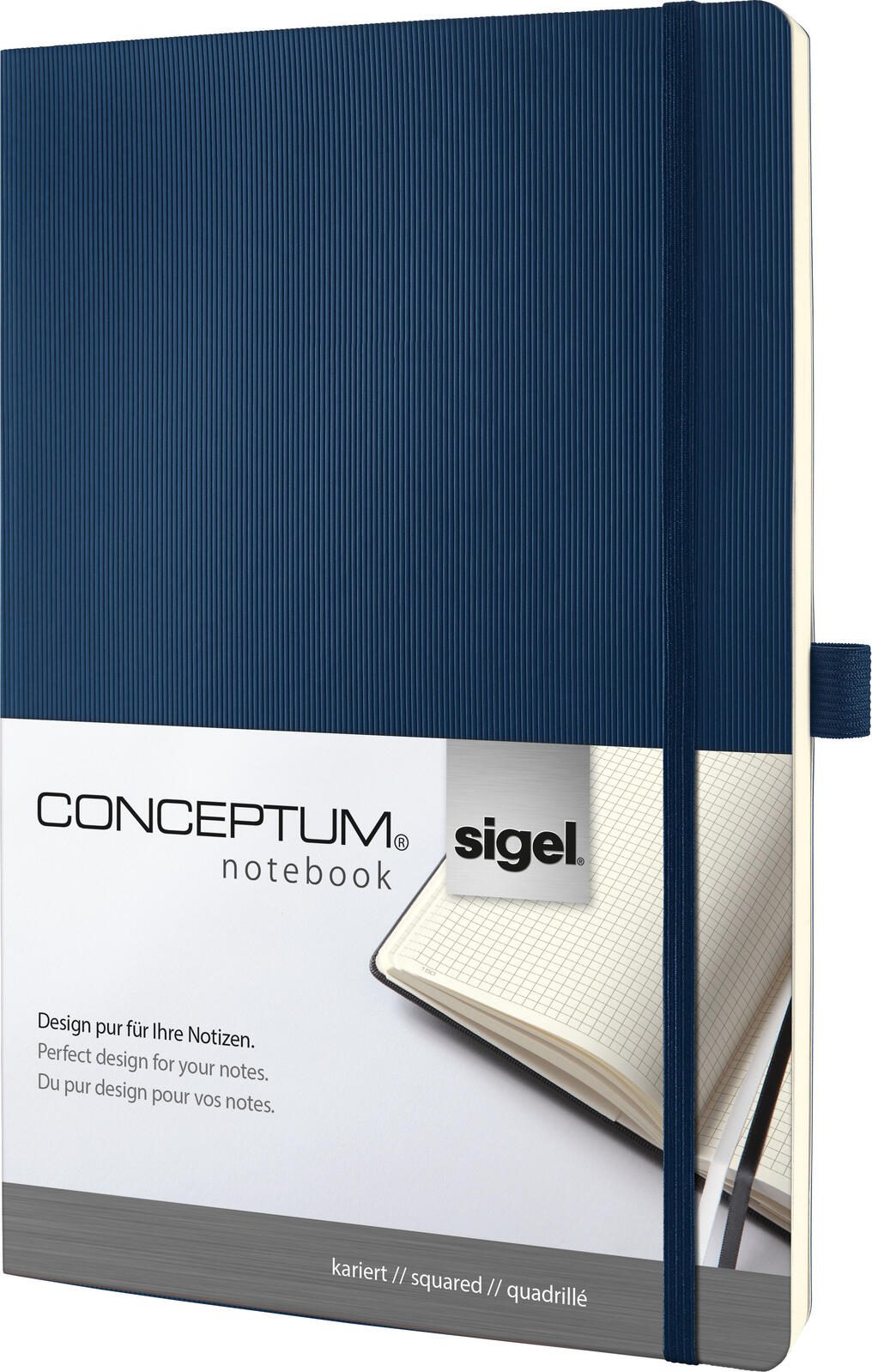 SIGEL Conceptum® Notizbuch ca. DIN A4 kariert, 194 Seiten