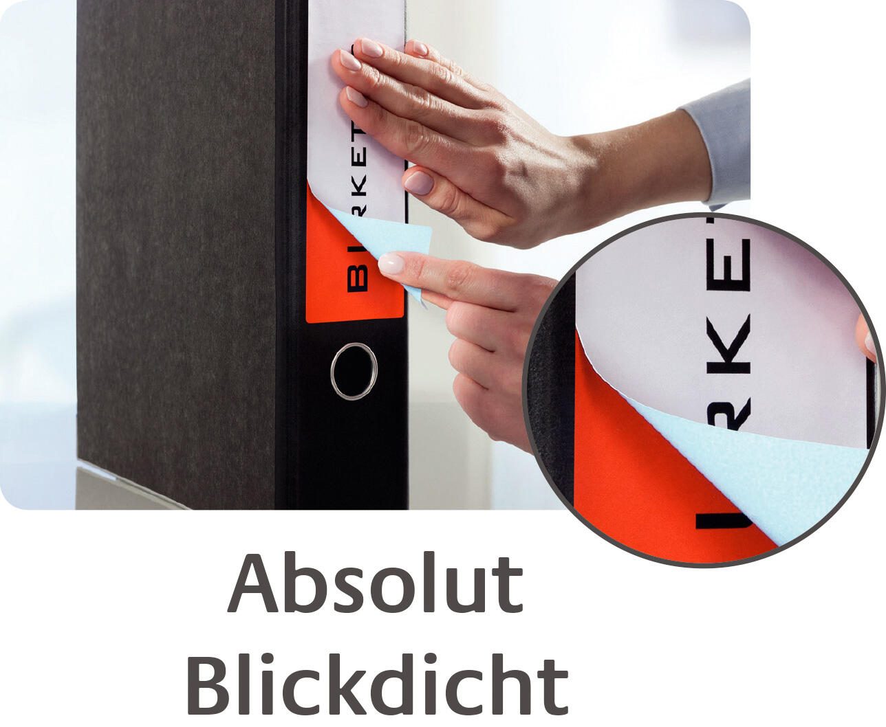 AVERY Zweckform Ordneretiketten 34,0 x 192,0 mm weiß