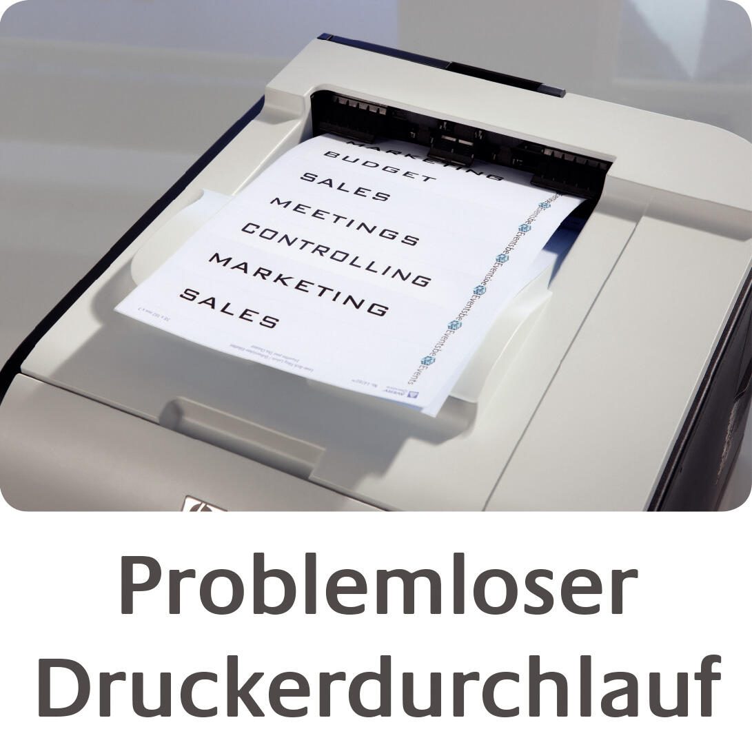 AVERY Zweckform Ordneretiketten 34,0 x 192,0 mm weiß