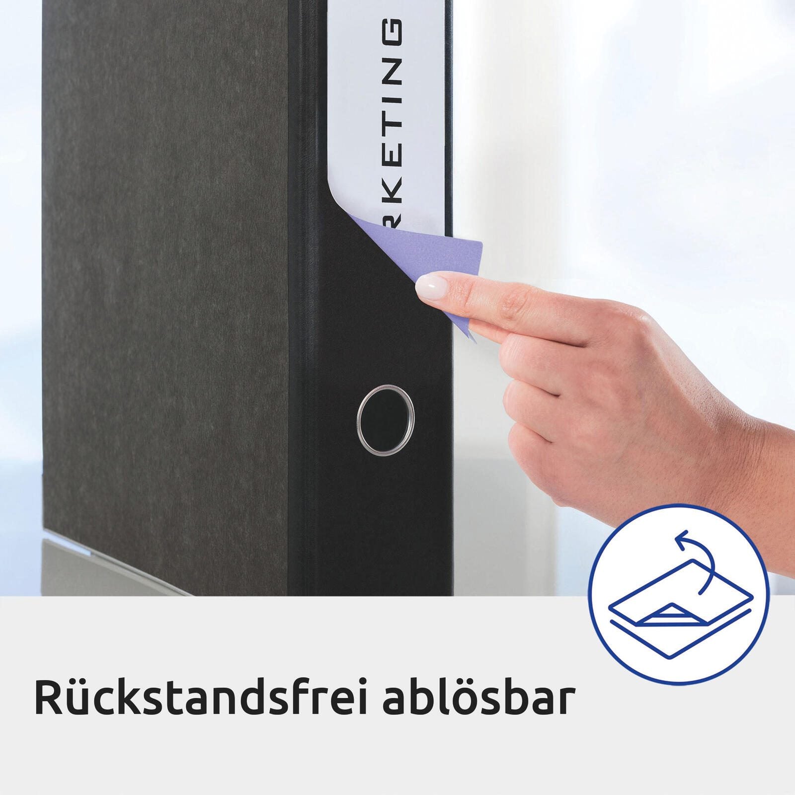 AVERY Zweckform Ordneretiketten 34,0 x 192,0 mm weiß