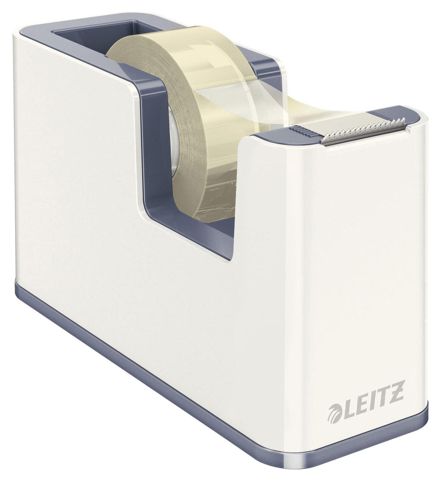 LEITZ WOW Duo Colour Tischabroller perlweiß/grau