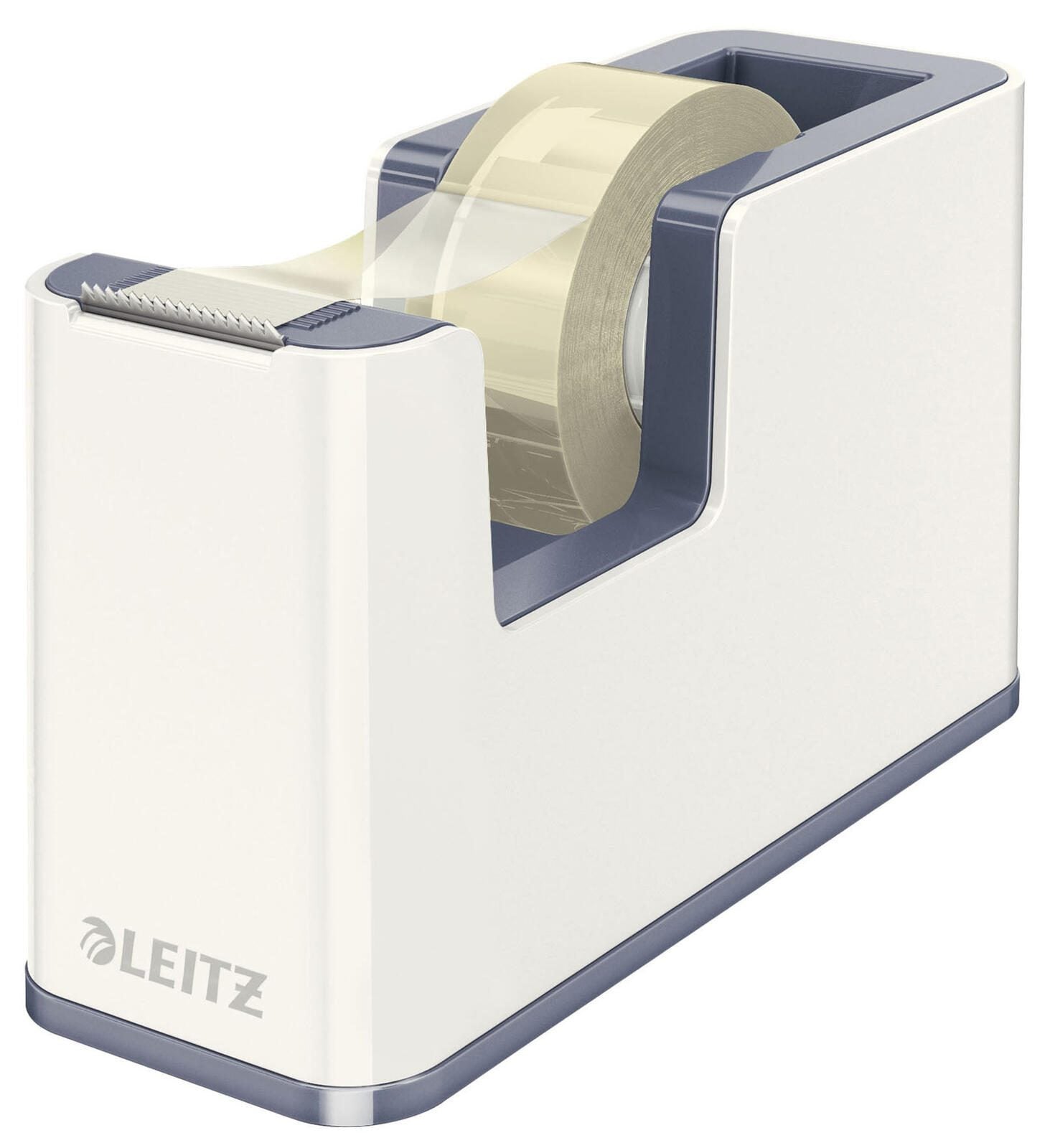 LEITZ WOW Duo Colour Tischabroller perlweiß/grau