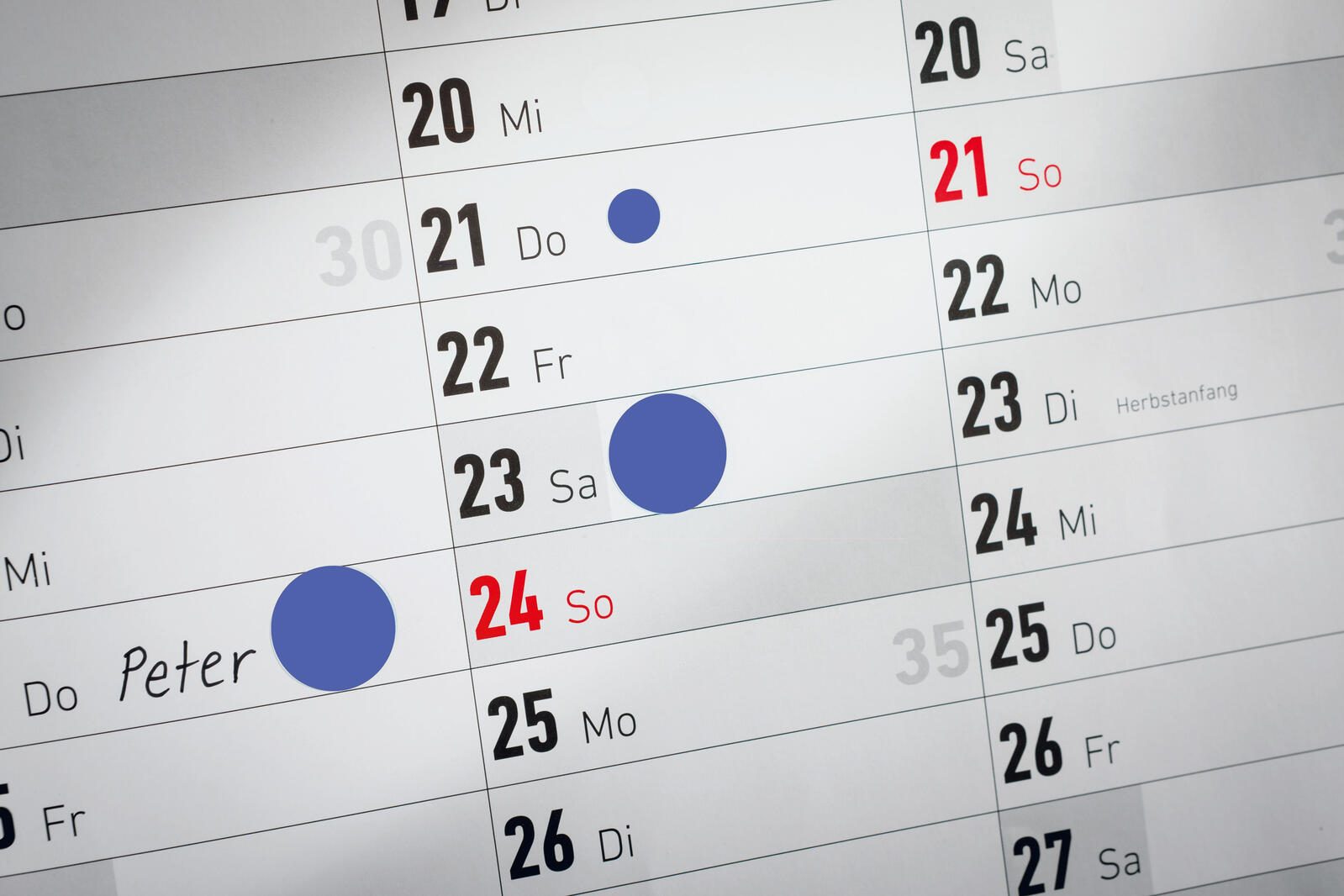 AVERY Zweckform Klebepunkte Ø 10,0 mm blau