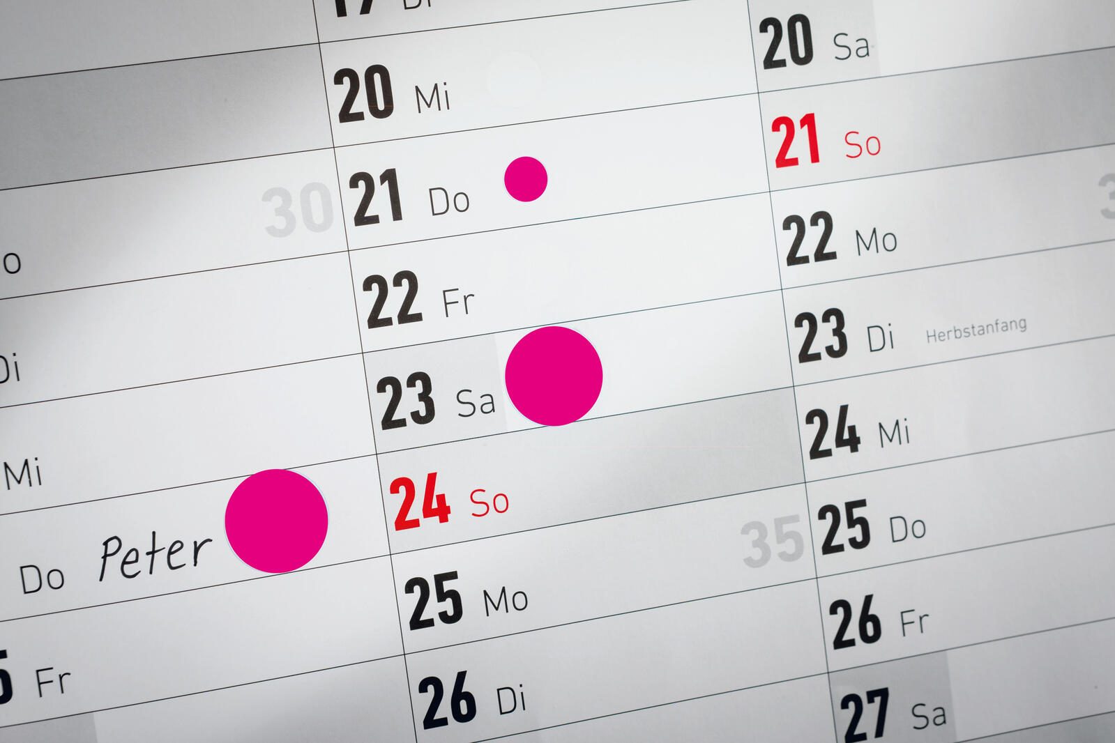 AVERY Zweckform Klebepunkte Ø 19,0 mm magenta